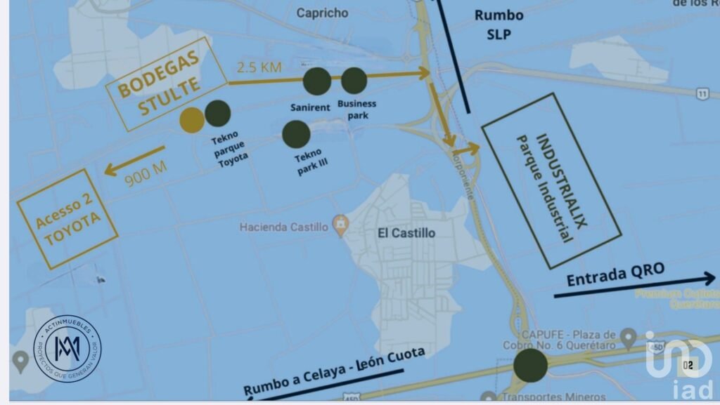 Terrenos en parque para bodegas Industriales en venta