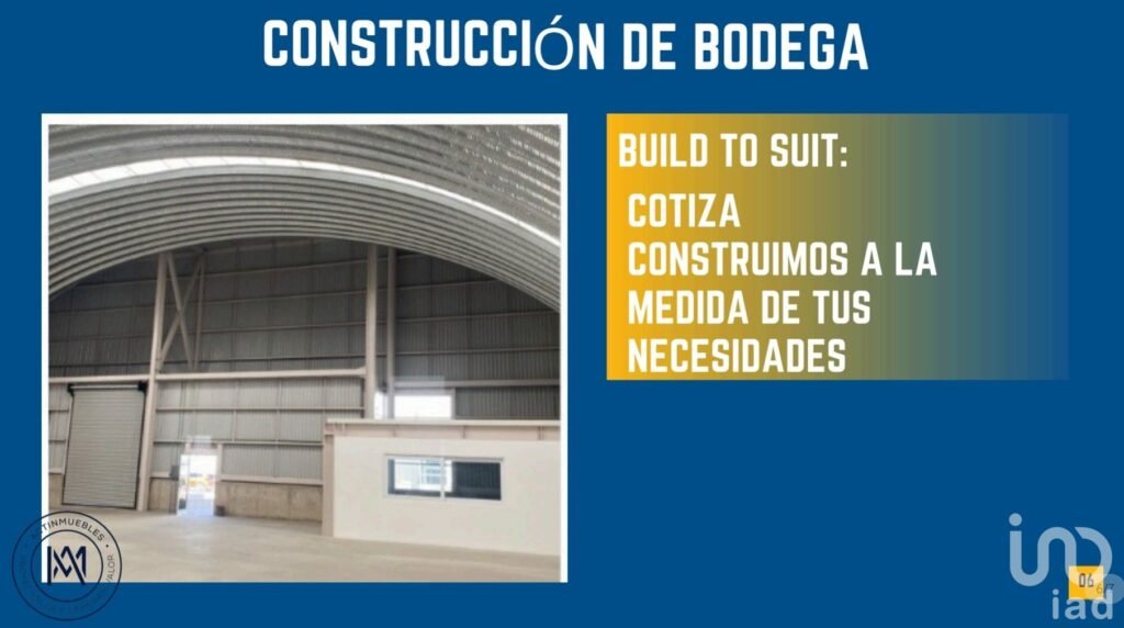 Terrenos en parque para bodegas Industriales en venta