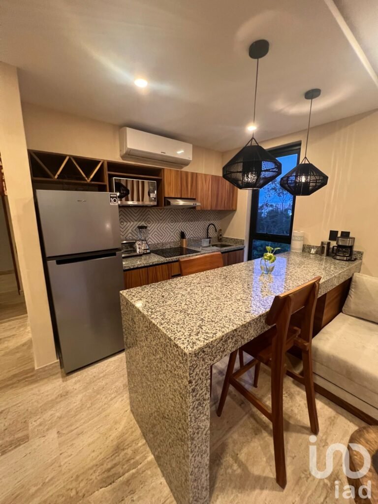 Departamento en venta en Tulum en la exclusiva residencia Via Aqua en La Veleta