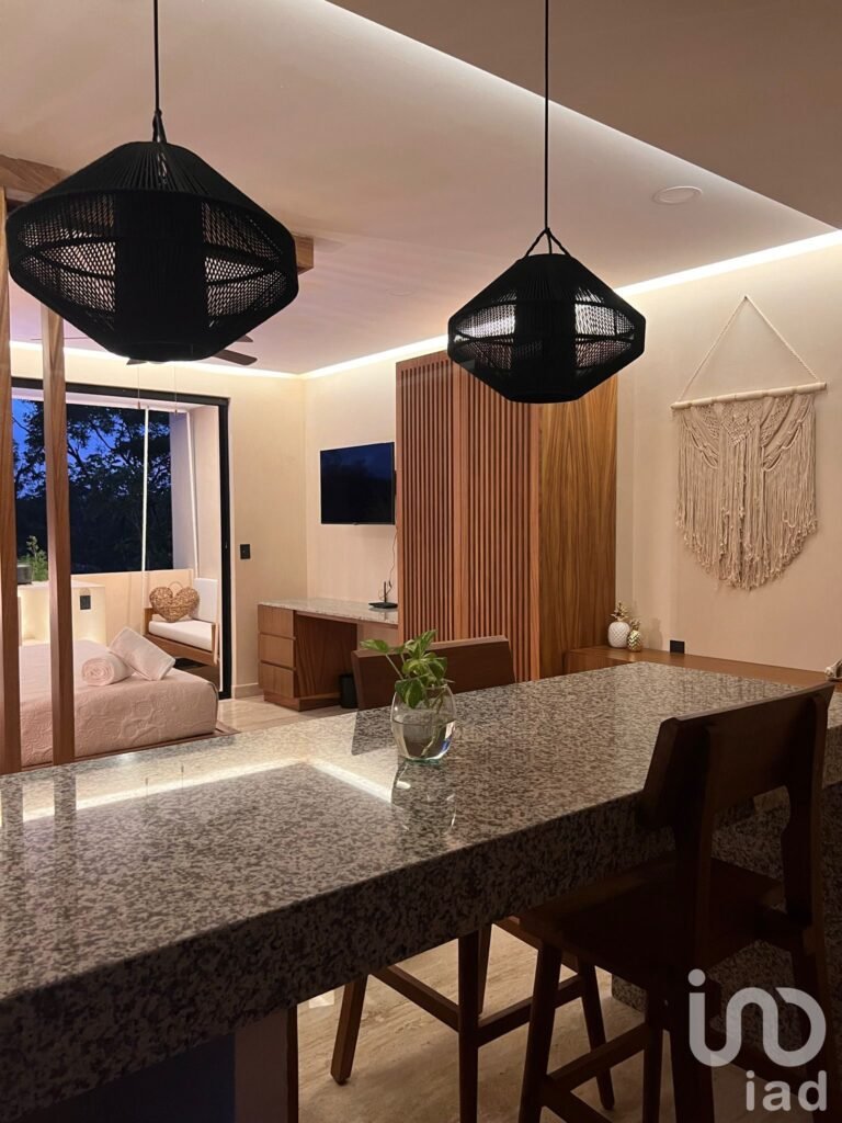 Departamento en venta en Tulum en la exclusiva residencia Via Aqua en La Veleta