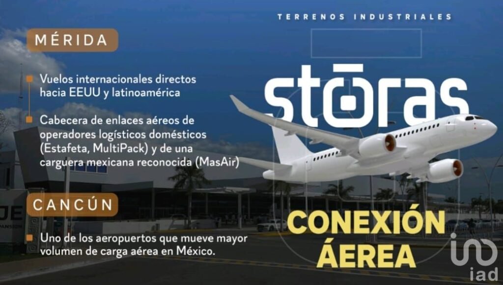 PREVENTA DE TERRENOS INDUSTRIALES  "STORAS" A 3 KMS DE LA ESTACION TEYA DEL TREN MAYA EN YUCATAN