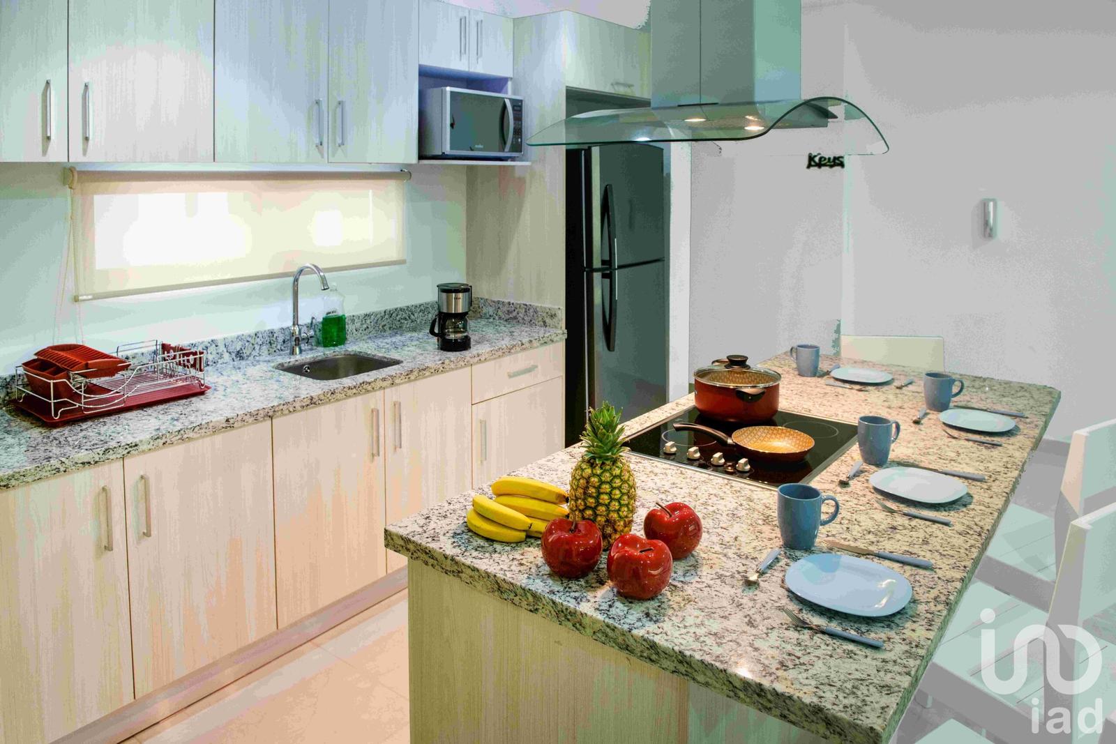 Departamento amueblado en venta, 2 Recamaras, 2 baños. Nuevo centro, Playa del Carmen. Quintana Roo