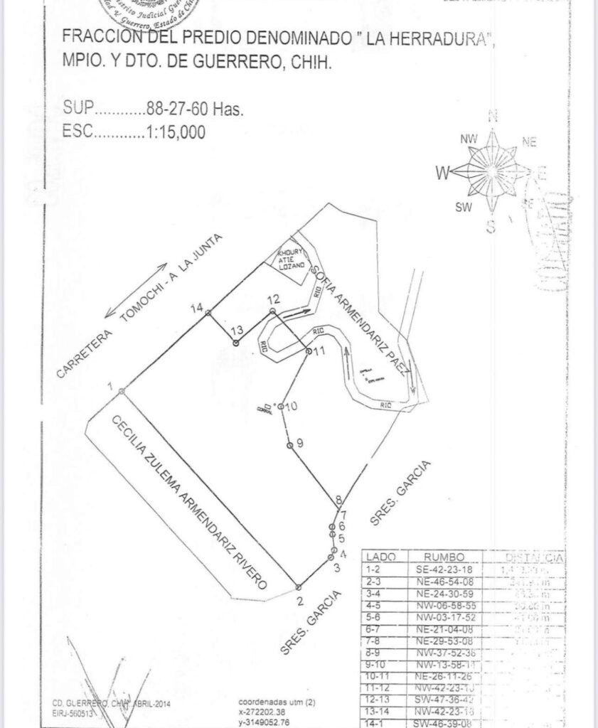 SE VENDE TERRENO PARA USO COMERCIAL A PIE DE CARRETERA 1KM DE LA JUNTA CHIHUAHUA, CHIHUAHUA