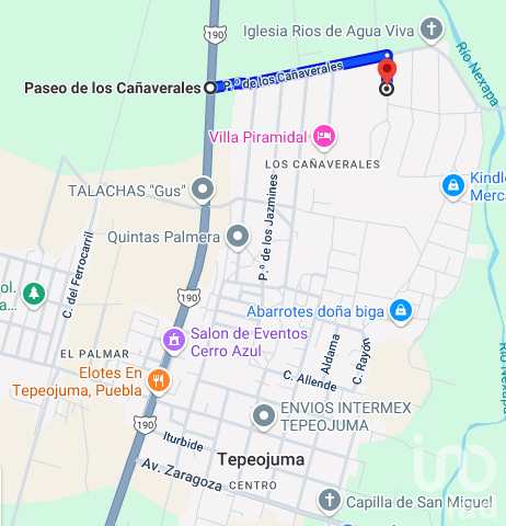 VENTA DE TERRENO EN LOS CAÑAVERALES A 21 MIN DE CAMPESTRE EL CRISTO, ATLIXCO, PUEBLA