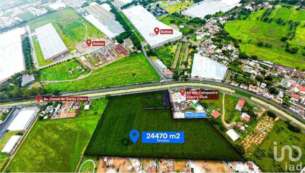 Venta Terreno o Macro en San Juan del Río, Canal de Santa Clara aún costado de SANTUARIA