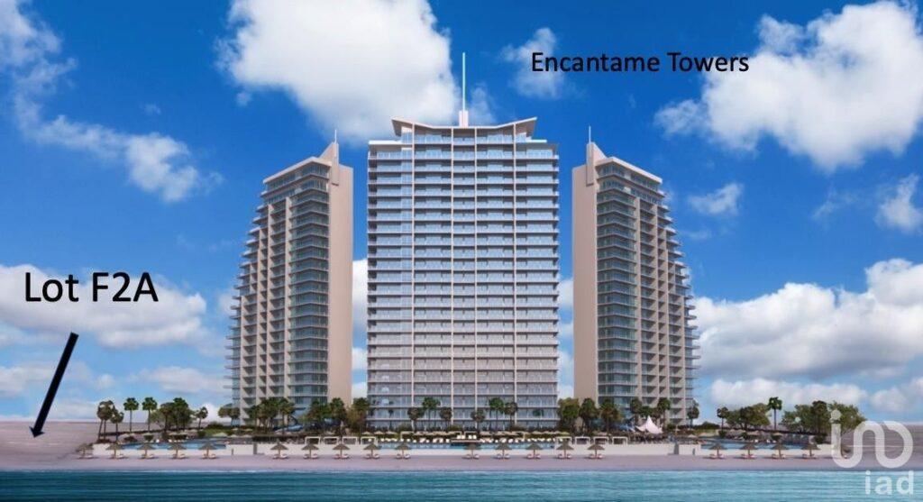 Terreno en venta frente al mar en Playa Encanto en Puerto Peñasco, Sonora.