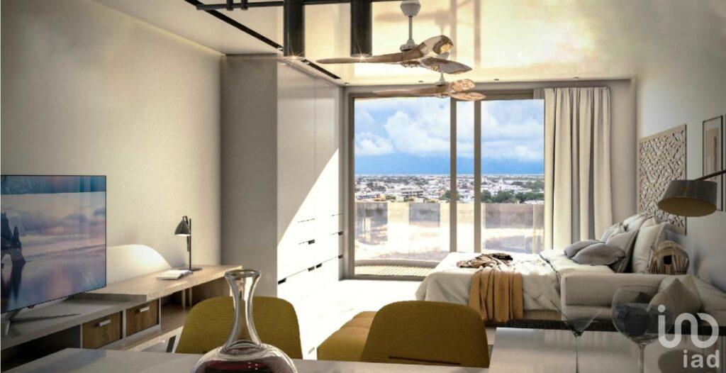 DEPARTAMENTO A PASOS DEL MAR CARIBE, CON ALTA RENTABILIDAD DE INVERSIÓN, EN PLAYA DEL CARMEN.