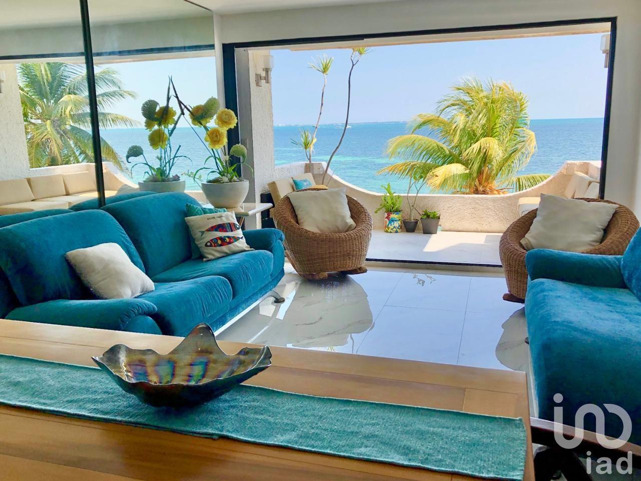 DEPARTAMENTO AMUEBLADO EN RENTA A PIE DE PLAYA PUERTO JUAREZ CANCUN