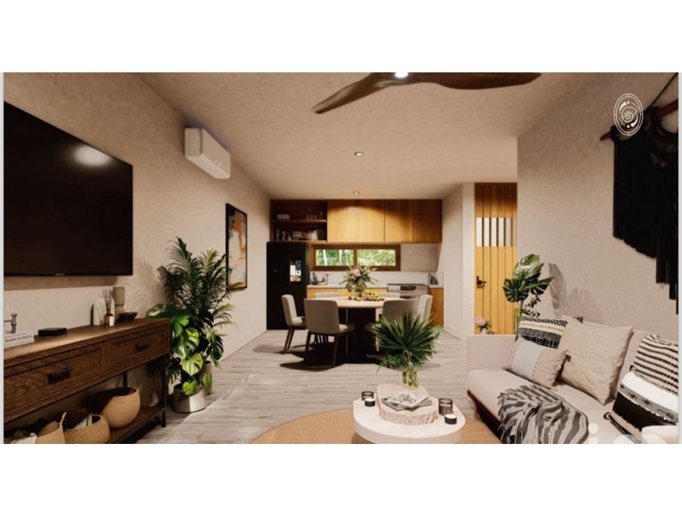 CASA EN VENTA, EN PLAYA CHUBURNÁ, YUCATÁN. BRUNAH MOD. 1