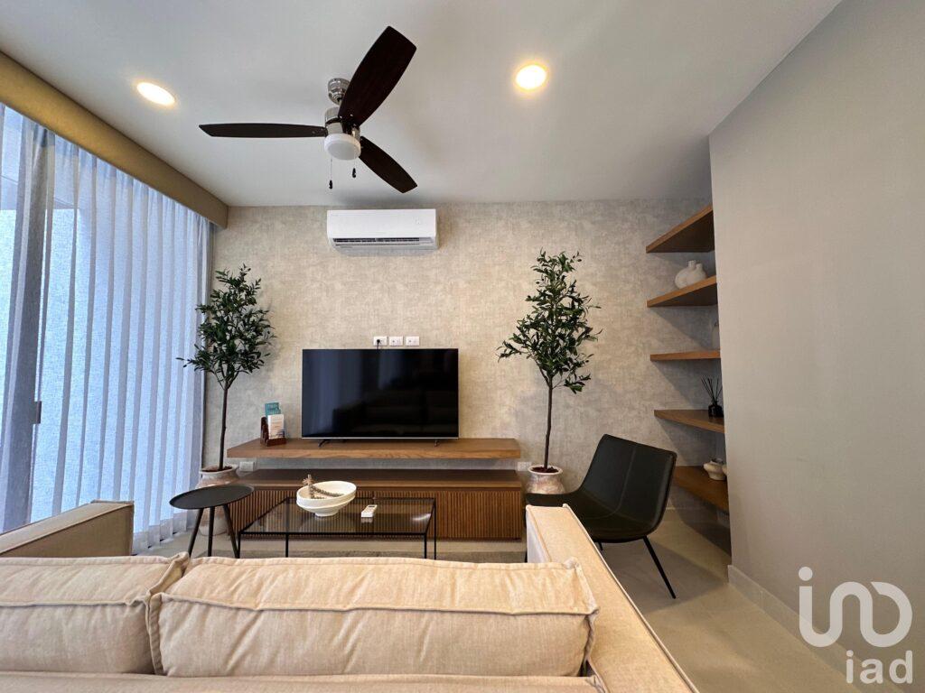 Departamento de una recámara en Colonia Maya con amenidades en preventa