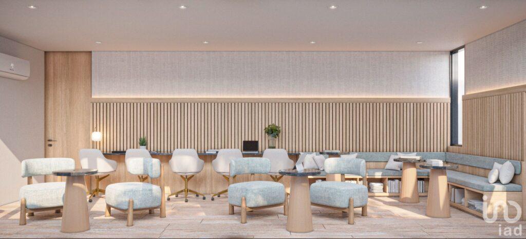 Departamento de dos recamaras con terraza en preventa en Colonia Maya