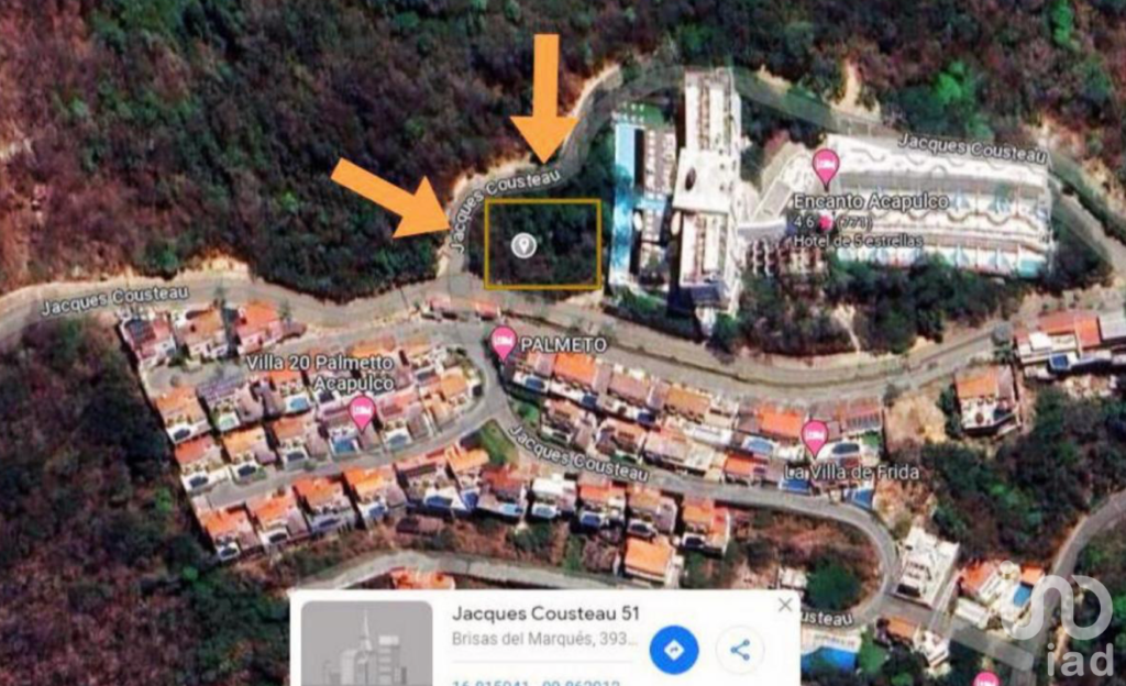 TERRENO EN BRISAS MARQUEZ EN VENTA CON VISTA AL MAR