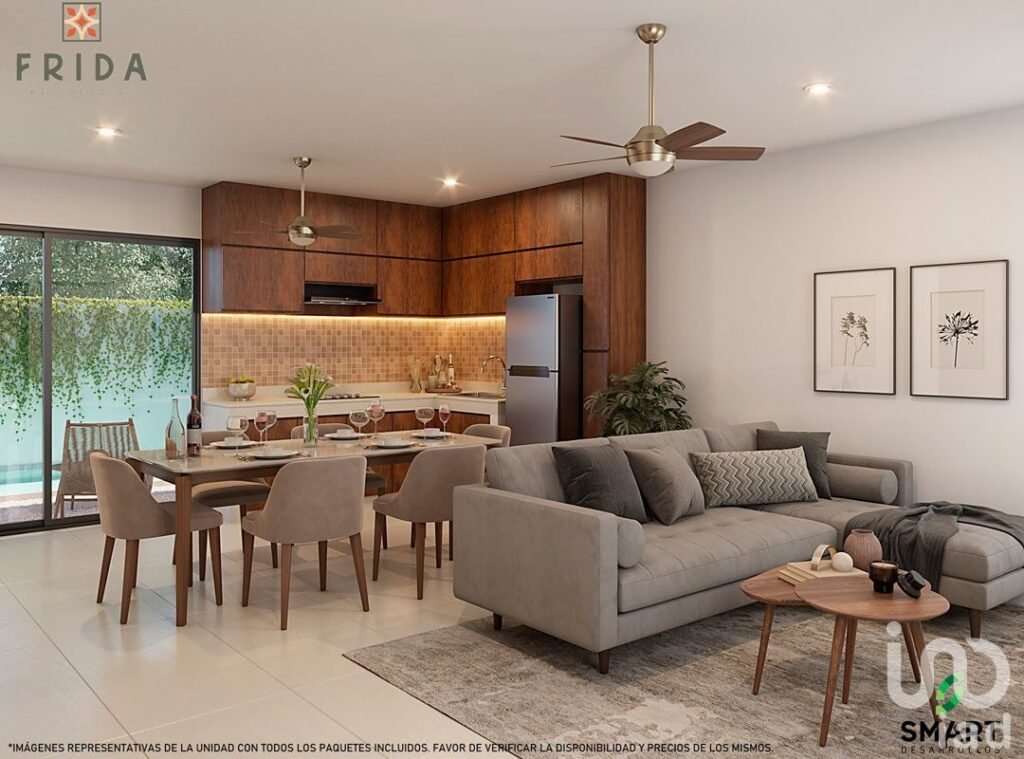 VENTA DE VILLA-CASA DE DOS RECAMARAS EN CONKAL YUCATAN