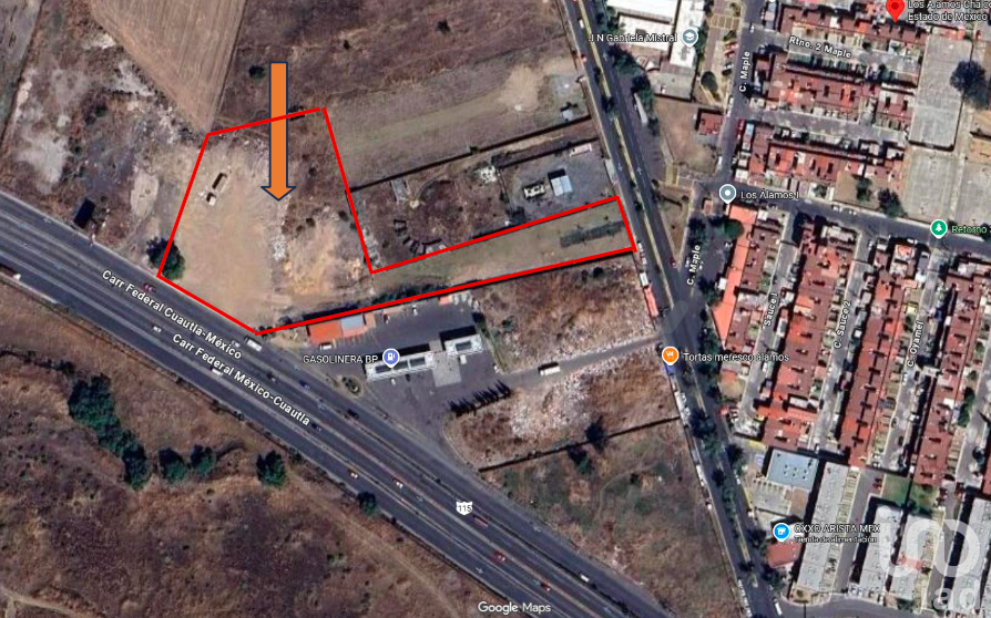 TERRENO INDUSTRIAL EN VENTA CARRETERA MEXICO-CUAUTLA CHALCO EDO DE MEX