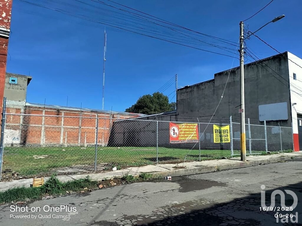 SE VENDE TERRENO EN EL CENTRO DE PUEBLA