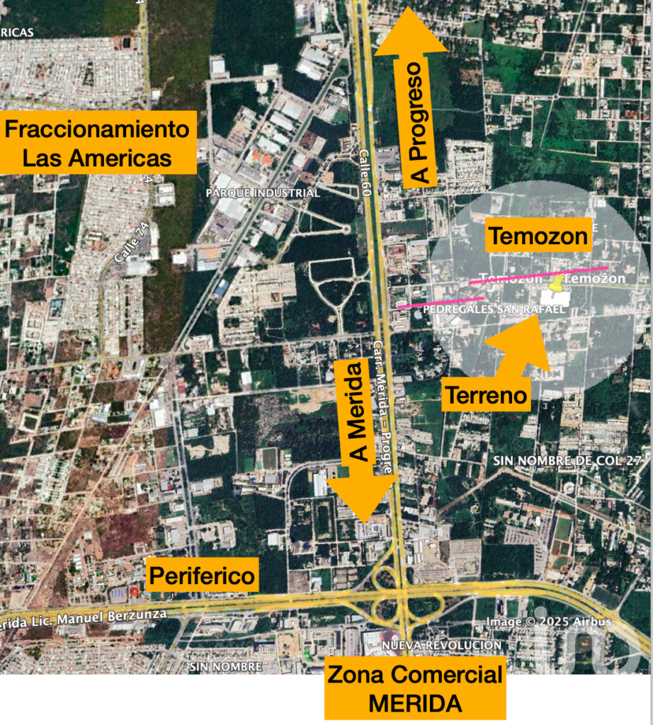 VTA - TERRENO - TEMOZON, MERIDA, YUCATAN