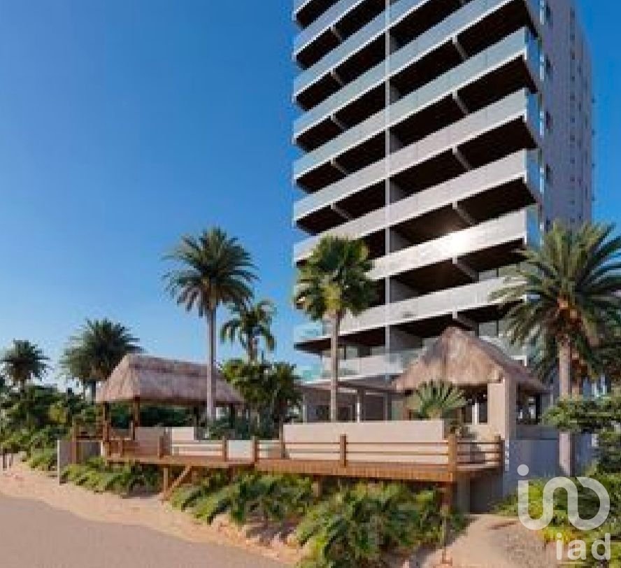 Departamento amueblado en Venta frente al mar en Chicxulub, Yucatán.