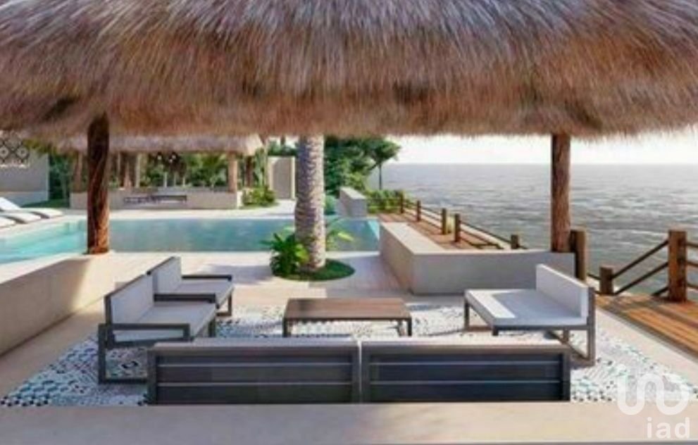 Departamento amueblado en Venta frente al mar en Chicxulub, Yucatán.