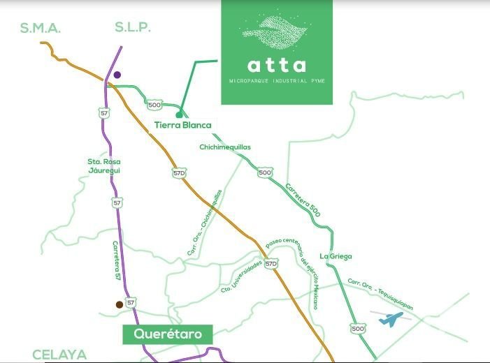 Bodega en Renta en Querétaro Parque Atta en El Marqués.