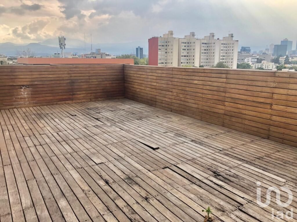 Penthouse amueblado en renta, colonia del valle