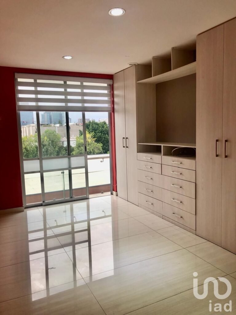 Penthouse amueblado en renta, colonia del valle