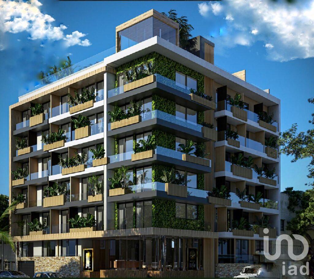 ESTUDIO PH DE 1 RECÁMARA AMUEBLADO CON ROOF Y ALBERCA EN PLAYA DEL CARMEN.