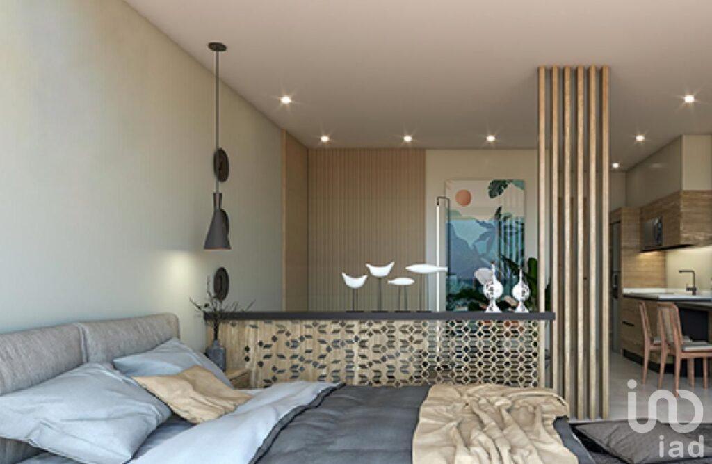 ESTUDIO PH DE 1 RECÁMARA AMUEBLADO CON ROOF Y ALBERCA EN PLAYA DEL CARMEN.