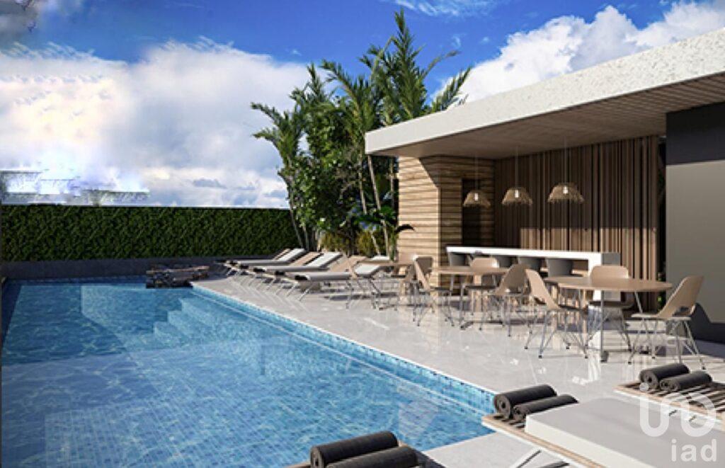 ESTUDIO PH DE 1 RECÁMARA AMUEBLADO CON ROOF Y ALBERCA EN PLAYA DEL CARMEN.