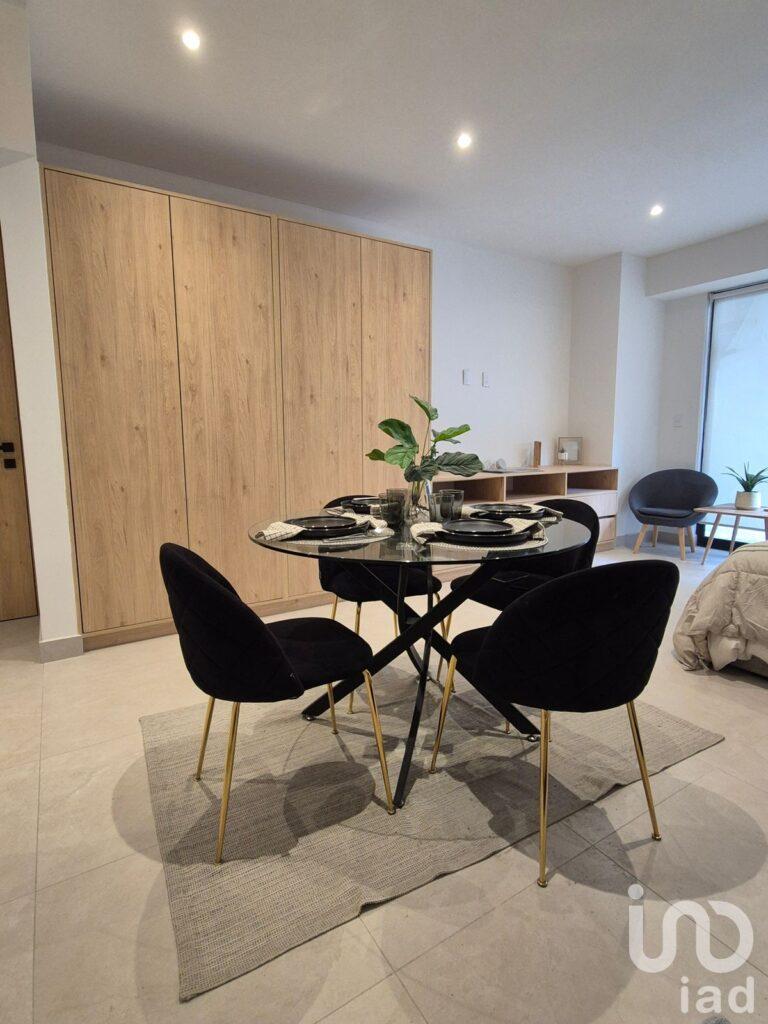 Se vende departamento loft para estrenar  con balcón , Vista al Monumento de la Revolución