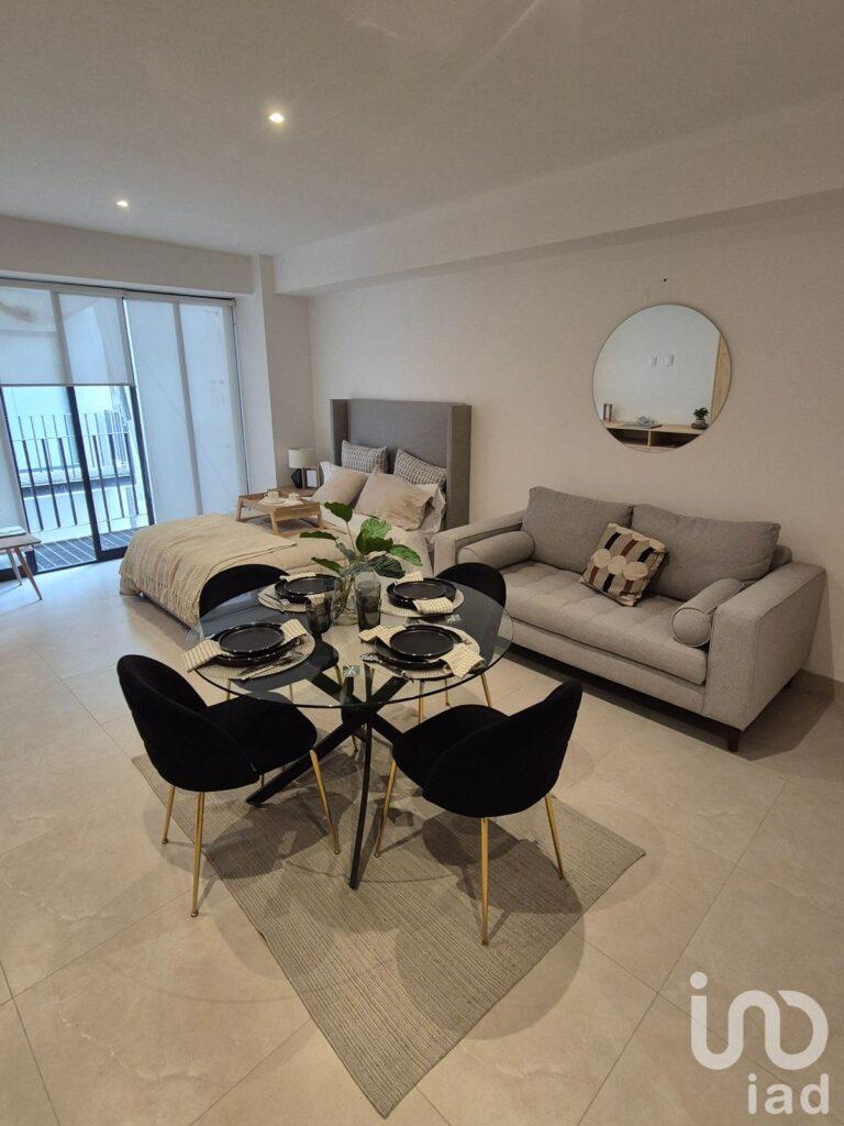 Se vende departamento loft para estrenar  con balcón , Vista al Monumento de la Revolución