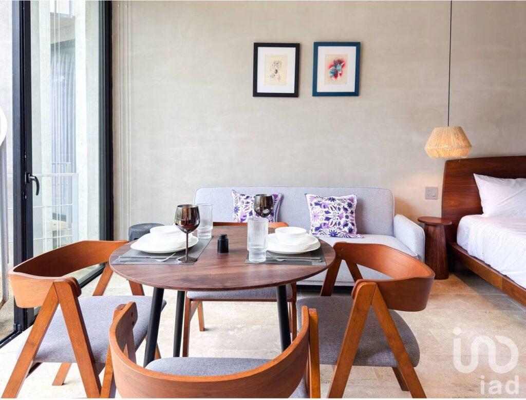 Departamento en venta en Tulum con 2 recámaras y amenidades
