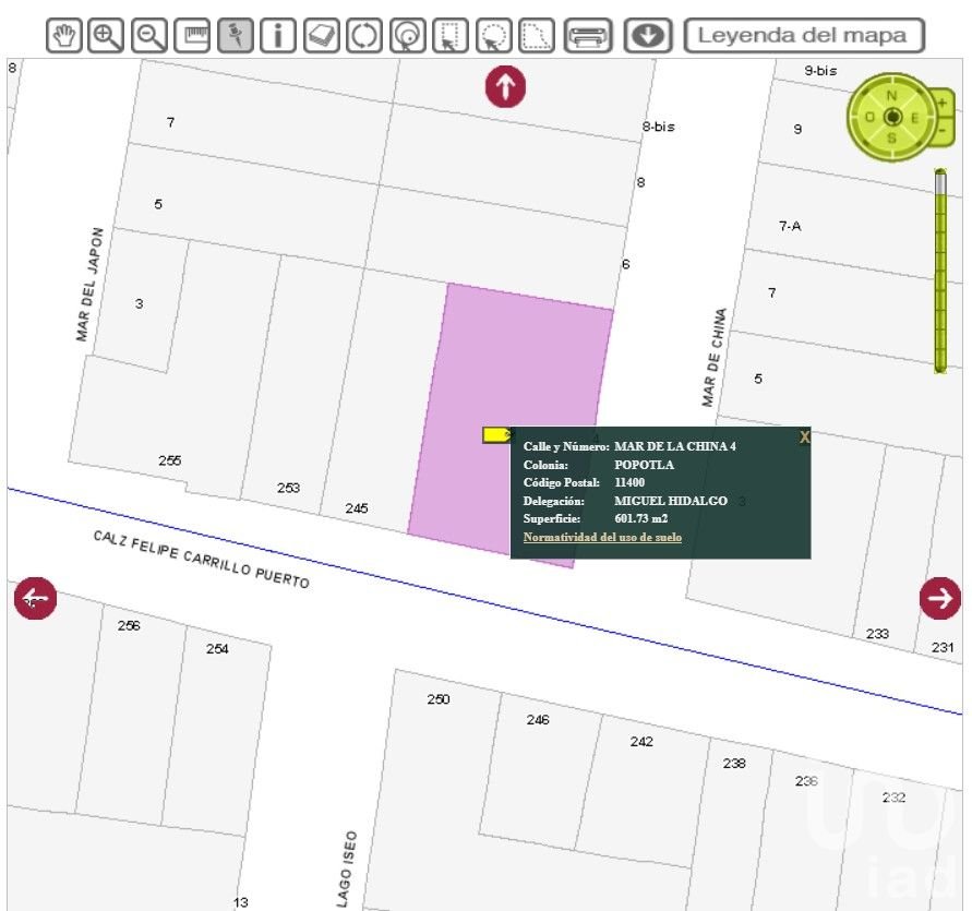 Terreno en VENTA en Colonia Popotla, Alcaldía Miguel Hidalgo, Ciudad de México