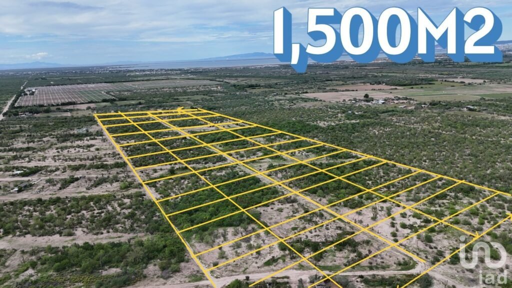 Venta de Terrenos 1,500m2 Chametla