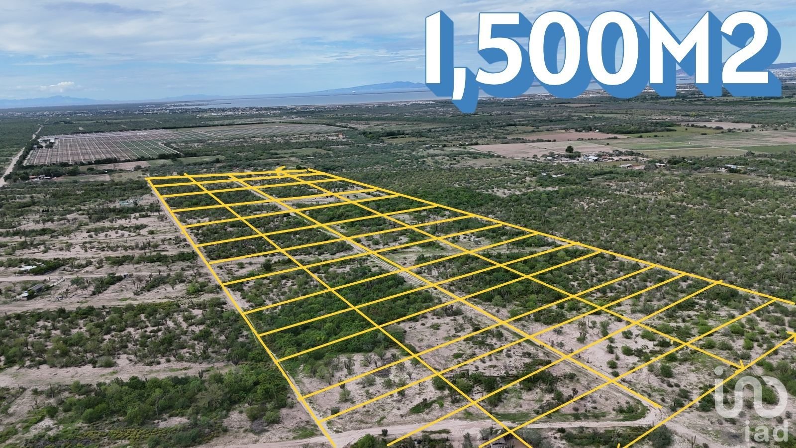 Venta de Terrenos 1,500m2 Chametla