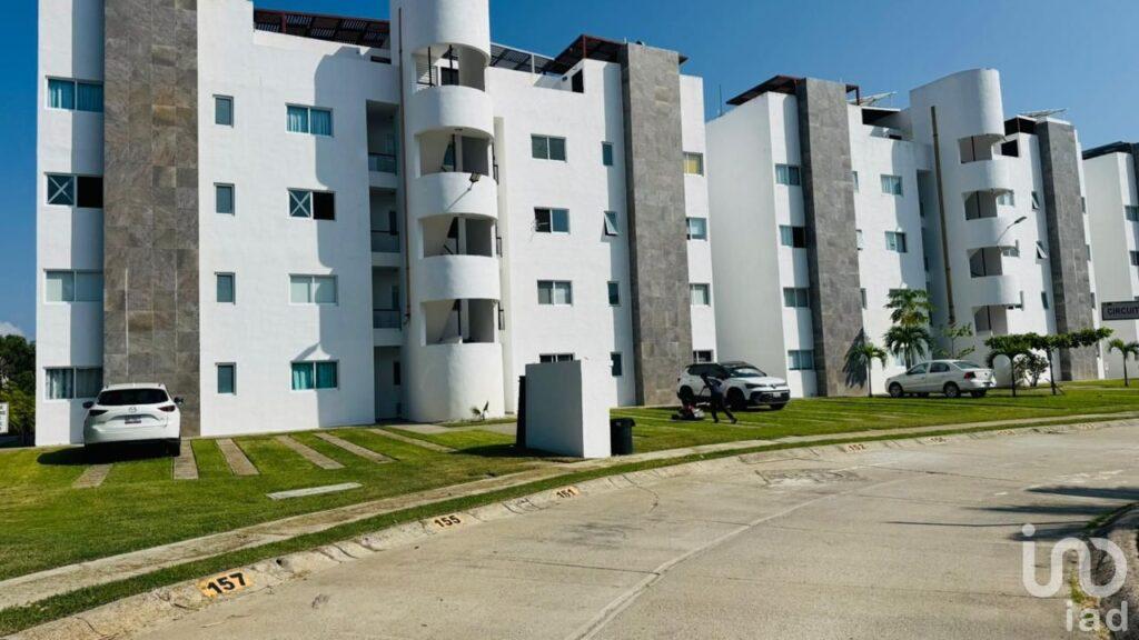 Departamento amueblado y con alberca, residencial banus acapulco