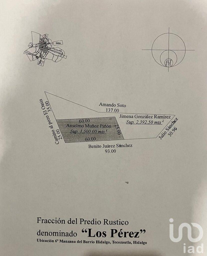 Terreno residencial en venta en Tecozautla, Hidalgo 3,900 m2 Ideal para desarrolladores