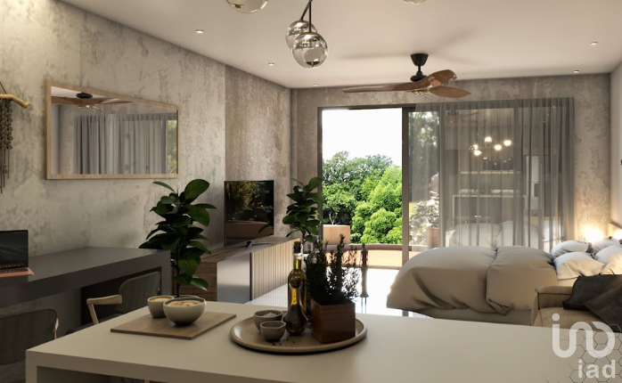 Preventa Estudio amueblado de 48 m2 en Av. Cobá, Tulum