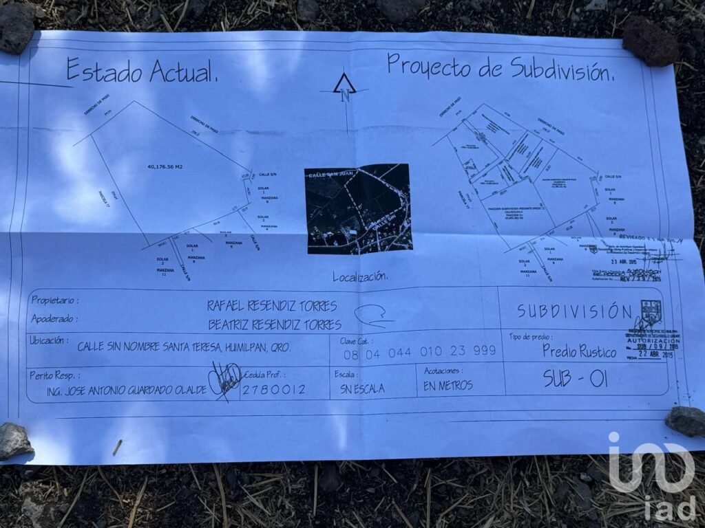 Venta de Terreno en Santa Teresa Huimilpan