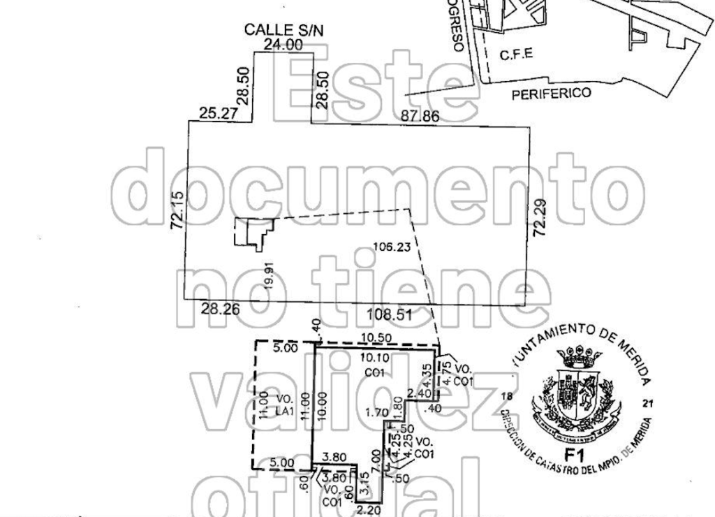 VTA - TERRENO - IDEAL DEPARTAMENTOS - TEMOZoN, MERIDA,YUC