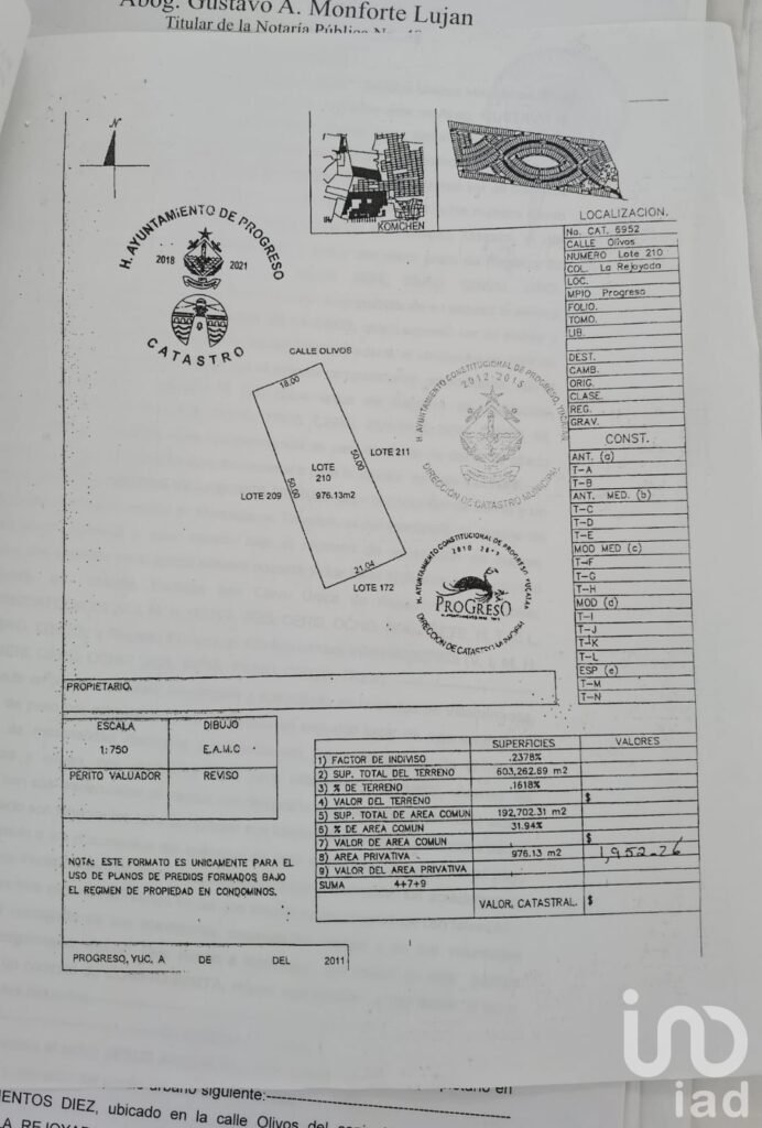 TERRENO EN VENTA EN RESIDENCIAL PRIVADA LA REJOYADA NORTE MERIDA, YUCATAN