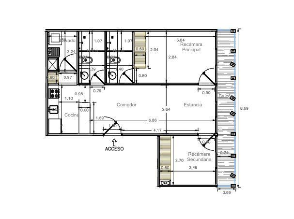Departamento en venta en colonia Álamos Benito Juárez, CDMX