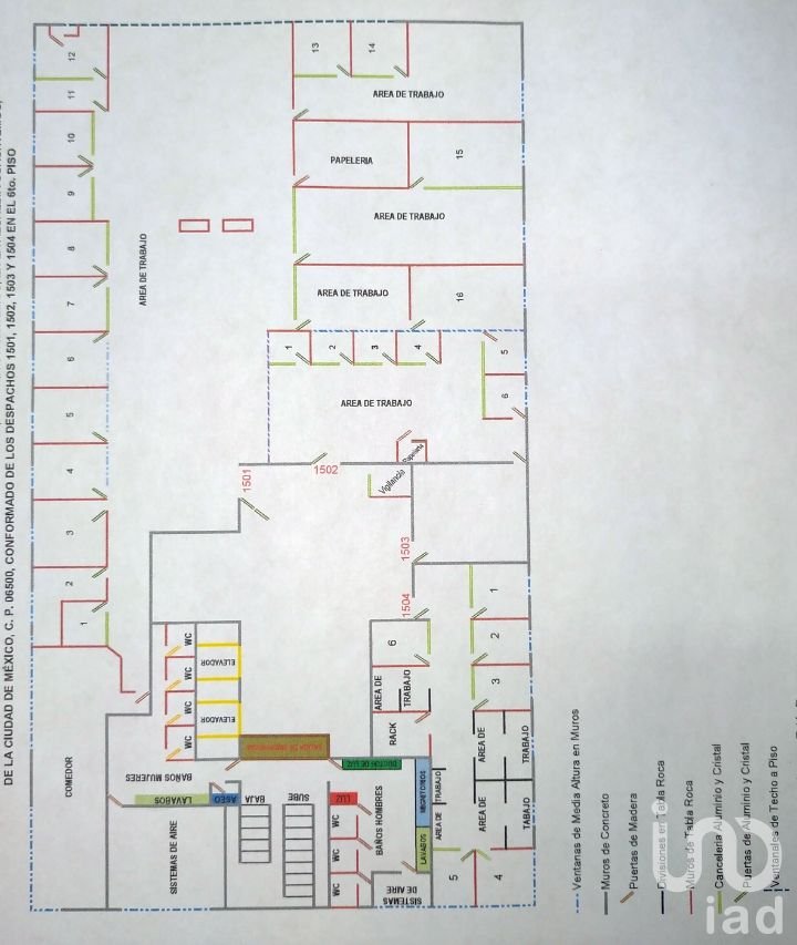 OFICINA EN RENTA EN PASEO DE LA REFORMA, CDMX