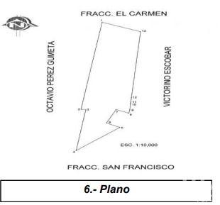OPORTUNIDAD UNICA TERRENO DESARROLLAR CON VOLUMEN EXPLOTACIÓN PÉTREO 1,069,988 M3 EN VARIAS ETAPAS