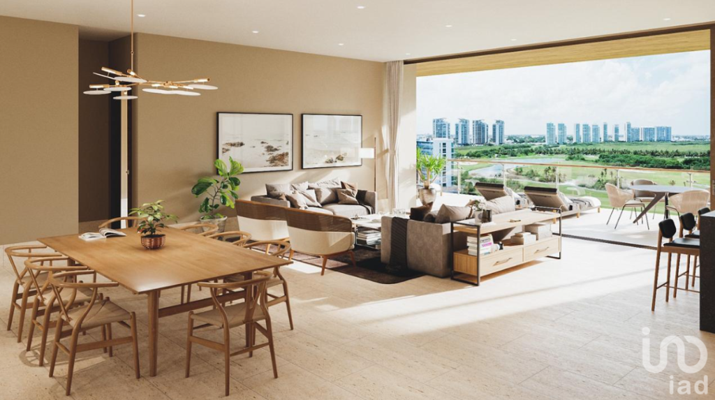 Departamento 4 recamaras en Puerto Cancun a la Venta.