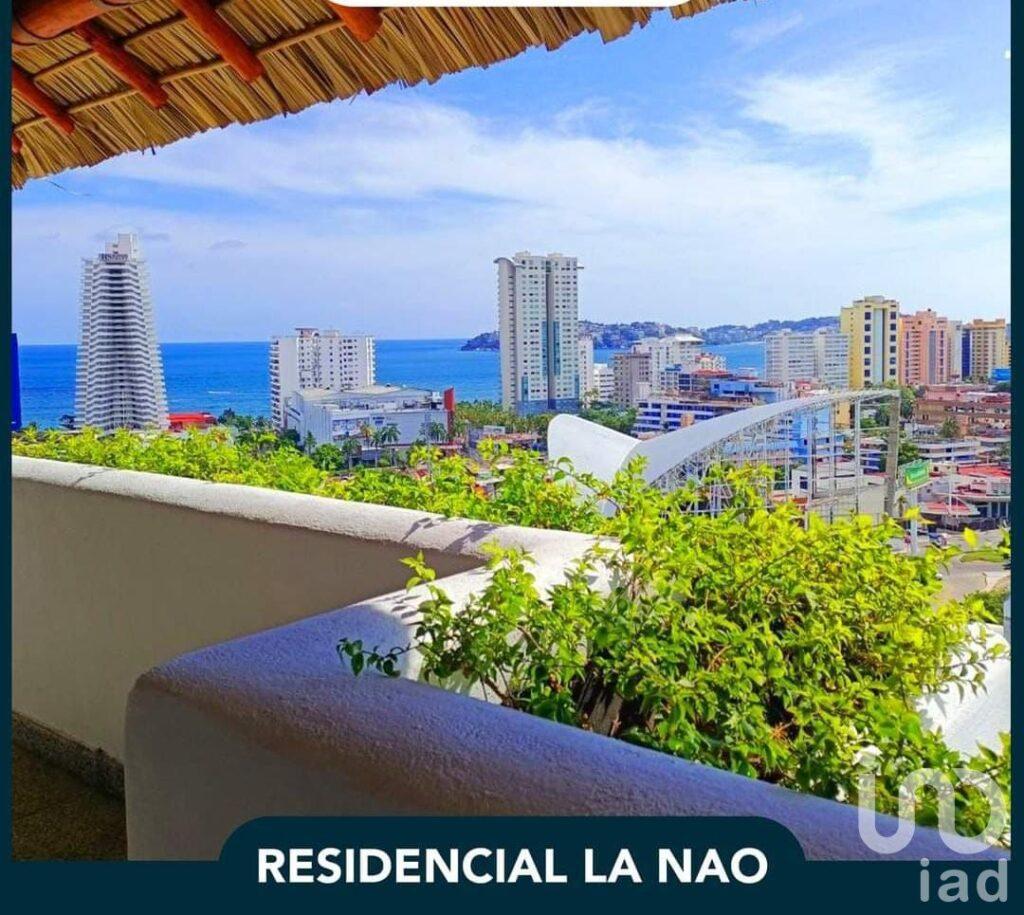 Departamento con vista al Mar Acapulco, Residencial la nao a  5 minutos de costera miguel aleman