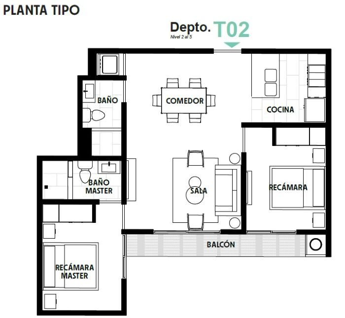 Preventa Departamento con balcón desde 75.70 m2 ¡Vive en Río Grijalva, Cuauhtémoc!