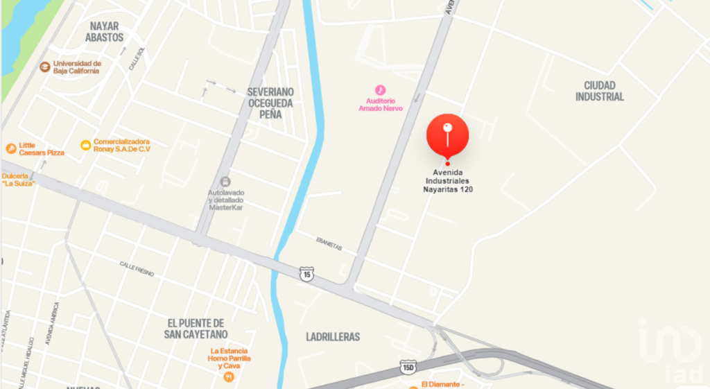 VENTA PROPIEDAD INDUSTRIAL 20mx75m CIUDAD INDUSTRIAL TEPIC NAYARIT