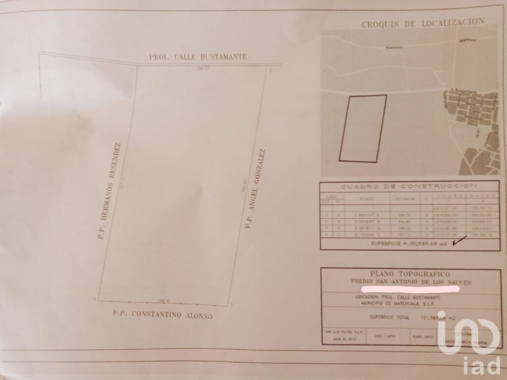 Terreno en VENTA en Matehuala Antiguo Camino a Real de Catorce