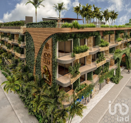 Preventa Estudio amueblado de 48 m2 en Av. Cobá, Tulum