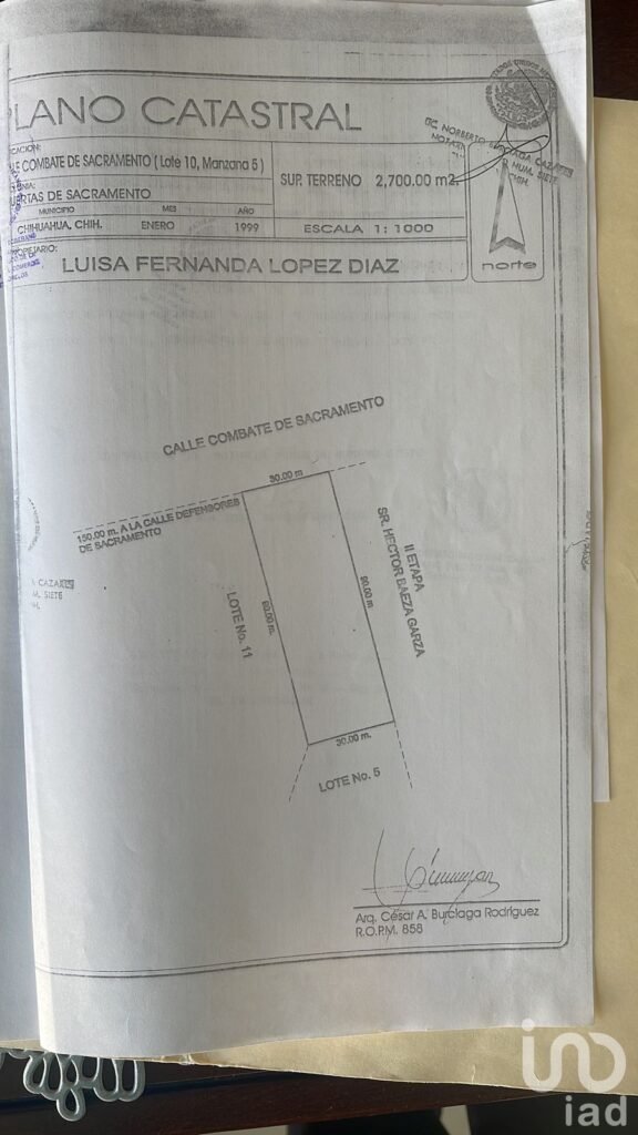 TERRENO EN VENTA EN HUERTAS DE SACRAMENTO EN CHIHUAHUA, CHIH